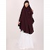 Premium Prayer Hijab -Burgundy Premium Prayer Hijab -Burgundy